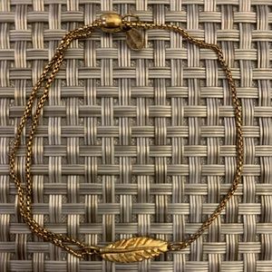 Alex and Ani Feather Pull Chain Bracelet